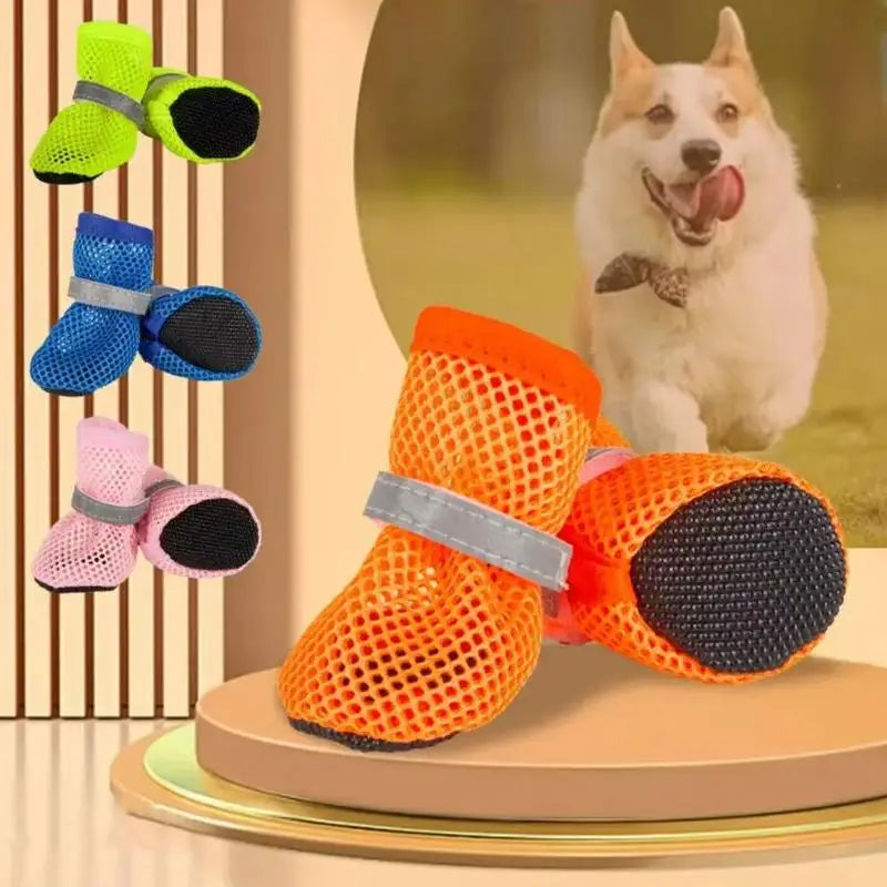 Botinhas Respiráveis Antiderrapantes para Cães