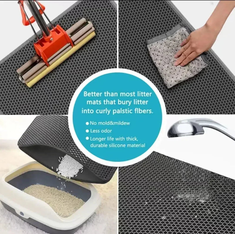 Capa de Cama & Tapete em Silicone para Gatos