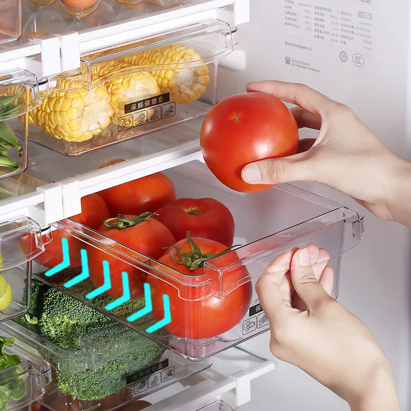 Caixa de Armazenamento Multiusos para Frigorífico